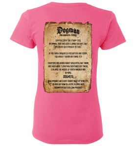 Ladies Dogman Encounters Legends Collection T-Shirt