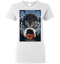 Ladies Dogman Encounters Pathfinder Collection T-Shirt (design 3, with straight border) - Dogman Encounters