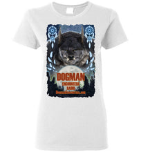 Ladies Dogman Encounters Pathfinder Collection T-Shirt (design 1, with ripped border) - Dogman Encounters