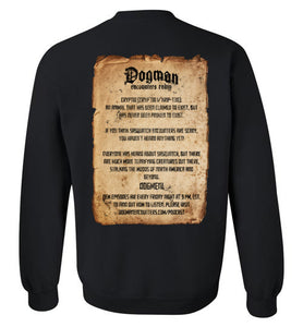 Dogman Encounters Legends Collection Crew Neck Sweatshirt