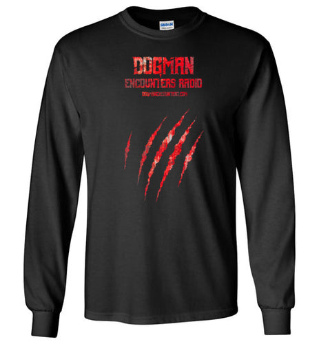 Men's Dogman Encounters Clawed Collection Long Sleeve T-Shirt