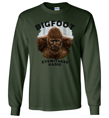 Men's Bigfoot Eyewitness Deep Woods Collection Long Sleeve T-Shirt (Round)