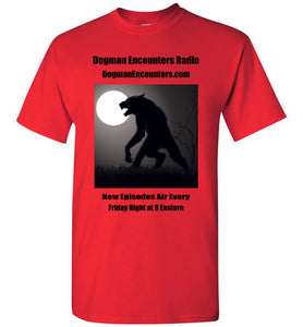 Men's Dogman Encounters Stalker Collection T-Shirt (black font) - Dogman Encounters