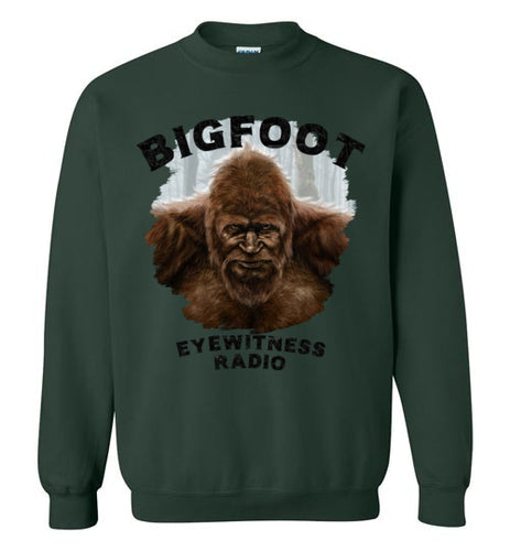 Bigfoot Eyewitness Deep Woods Collection Crew Neck Sweatshirt (Round)