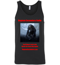 Men's Dogman Encounters Nocturnal Collection Tank Top (red font) - Dogman Encounters