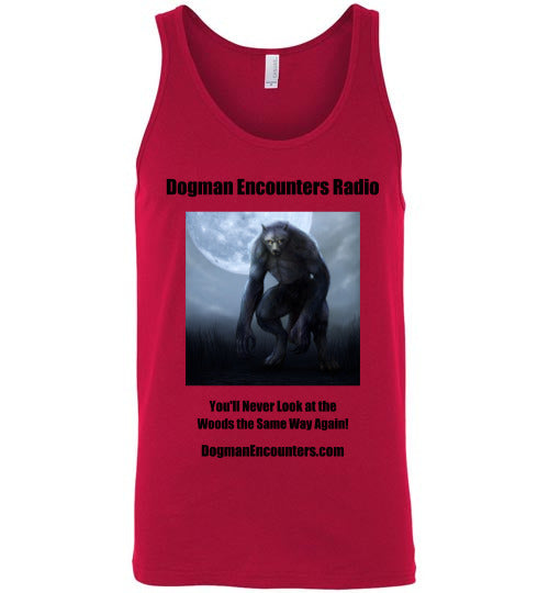 Men's Dogman Encounters Nocturnal Collection Tank Top (black font) - Dogman Encounters