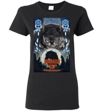 Ladies Dogman Encounters Pathfinder Collection T-Shirt (design 3, with straight border) - Dogman Encounters