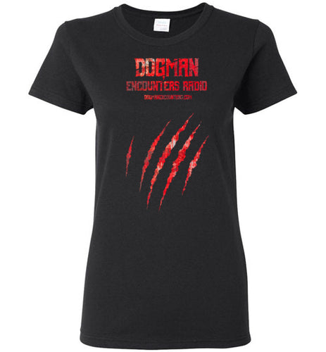 Ladies Dogman Encounters Clawed Collection T-Shirt