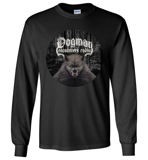 Men's Dogman Encounters Canis Hominis Collection (round) Long Sleeve T-Shirt