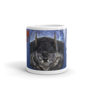 White Glossy Dogman Encounters Pathfinder Collection Mug (design 2) - Dogman Encounters