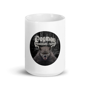 Dogman Encounters Canis Hominis Collection (round) White Mug