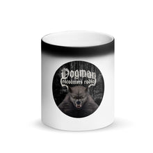 Matte Black Magic Dogman Encounters Canis Hominis Collection (round) Mug