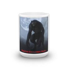 Dogman Encounters Nocturnal Collection White Mug (design 1) - Dogman Encounters