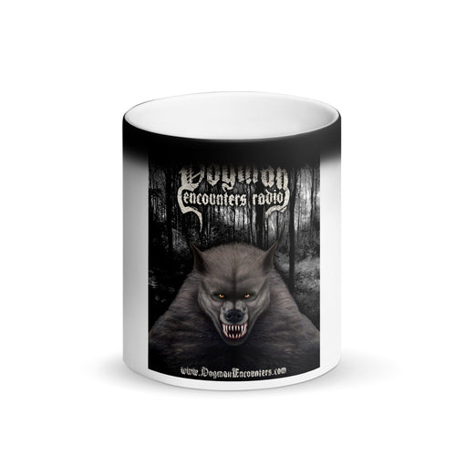 Matte Black Magic Dogman Encounters Canis Hominis Collection Mug