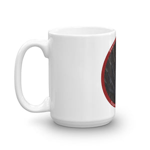 Dogman Encounters Rogue Collection White Mug (red/white font) - Dogman Encounters