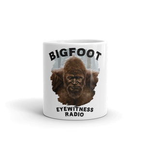 Bigfoot Eyewitness Deep Woods Collection White Mug