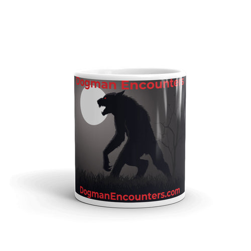 Dogman Encounters Stalker Collection White Mug - Dogman Encounters