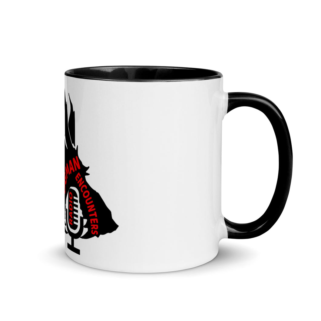 Dogman Encounters Lycan Collection White Mug with Color Inside